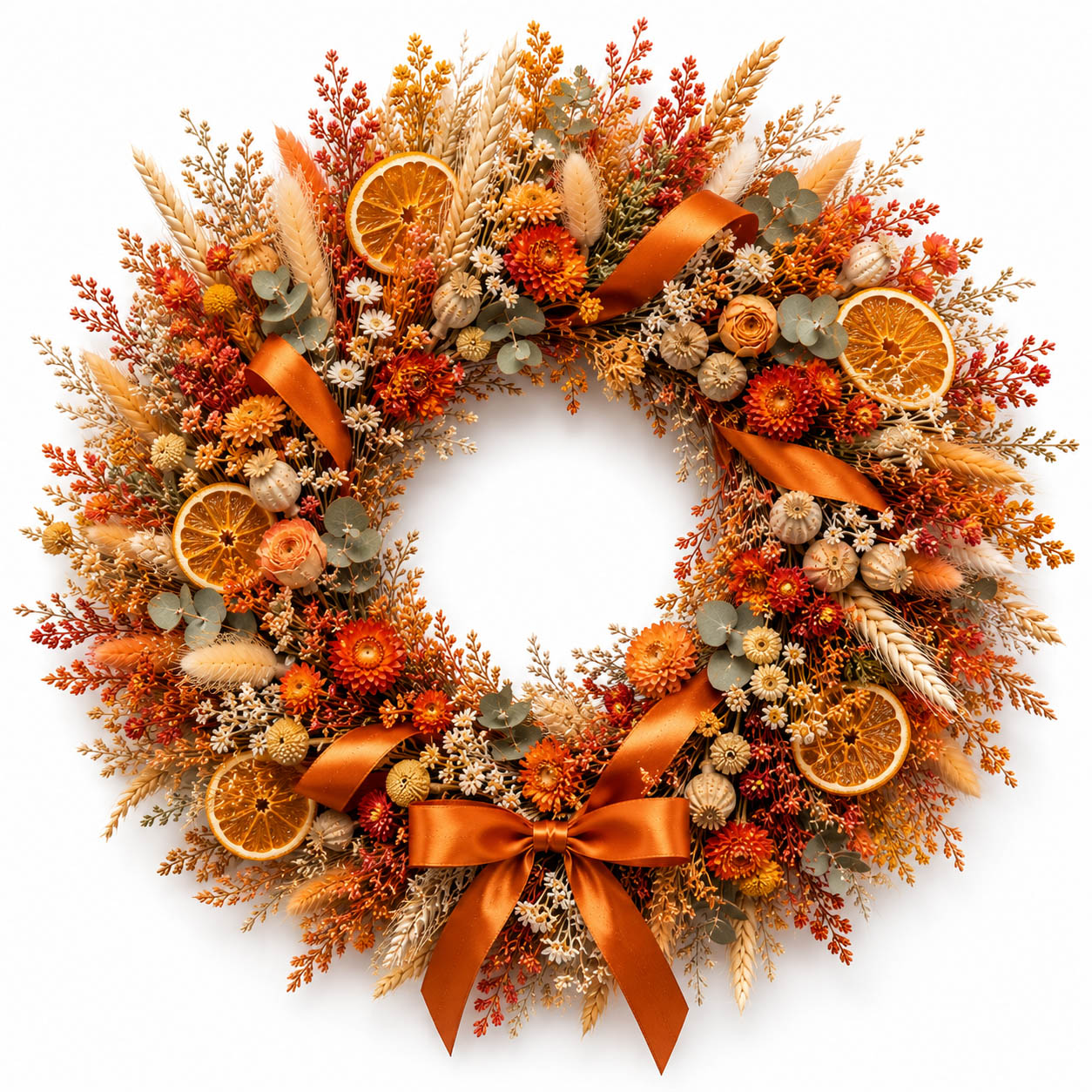 Amber Glow Wreath