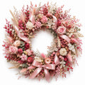 Blush Petals Wreath